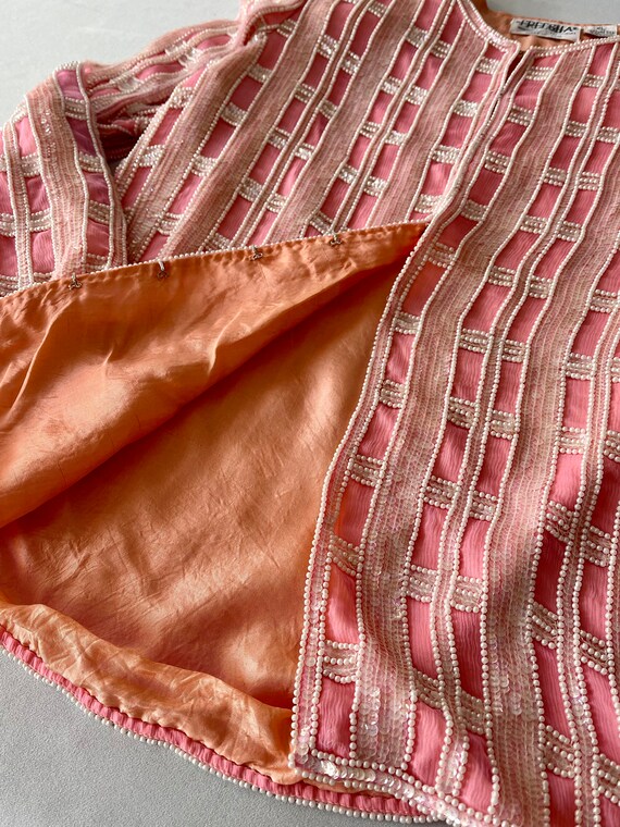 Pink Smiley Sequin Jacket