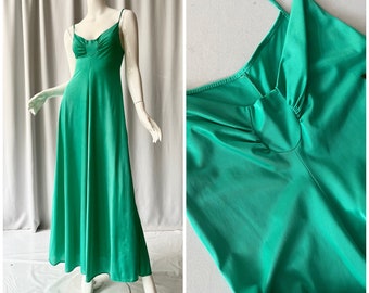VINTAGE; 70s maxi dress; nightgown
