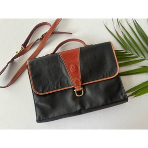 ANCIENNE ; Porte-documents en cuir