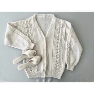 Vintage Oversized Mohair Cardigan. Sweater Jacket - Etsy