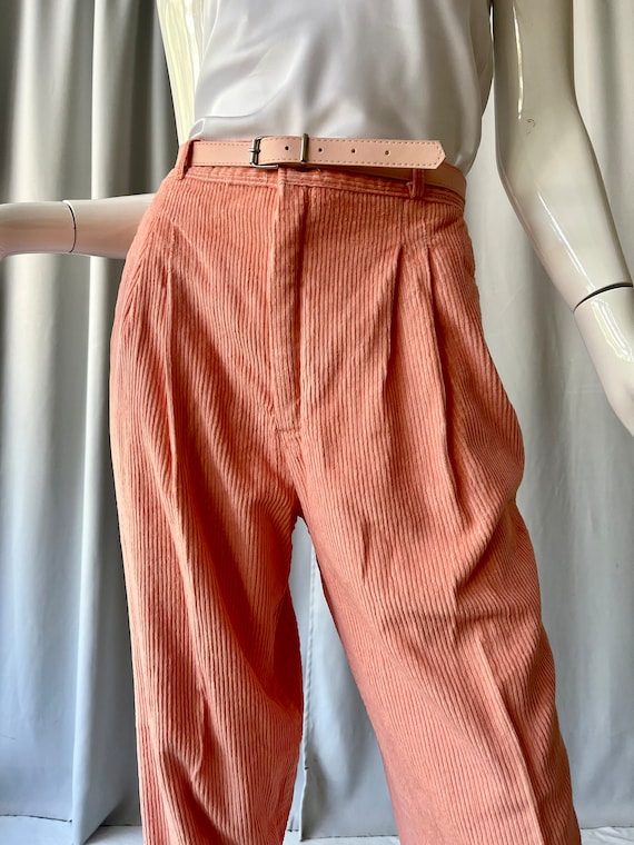 SEARS; Vintage peach corduroy trousers - image 3