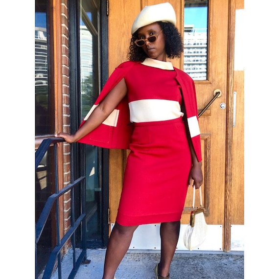 Vintage knit suit set
