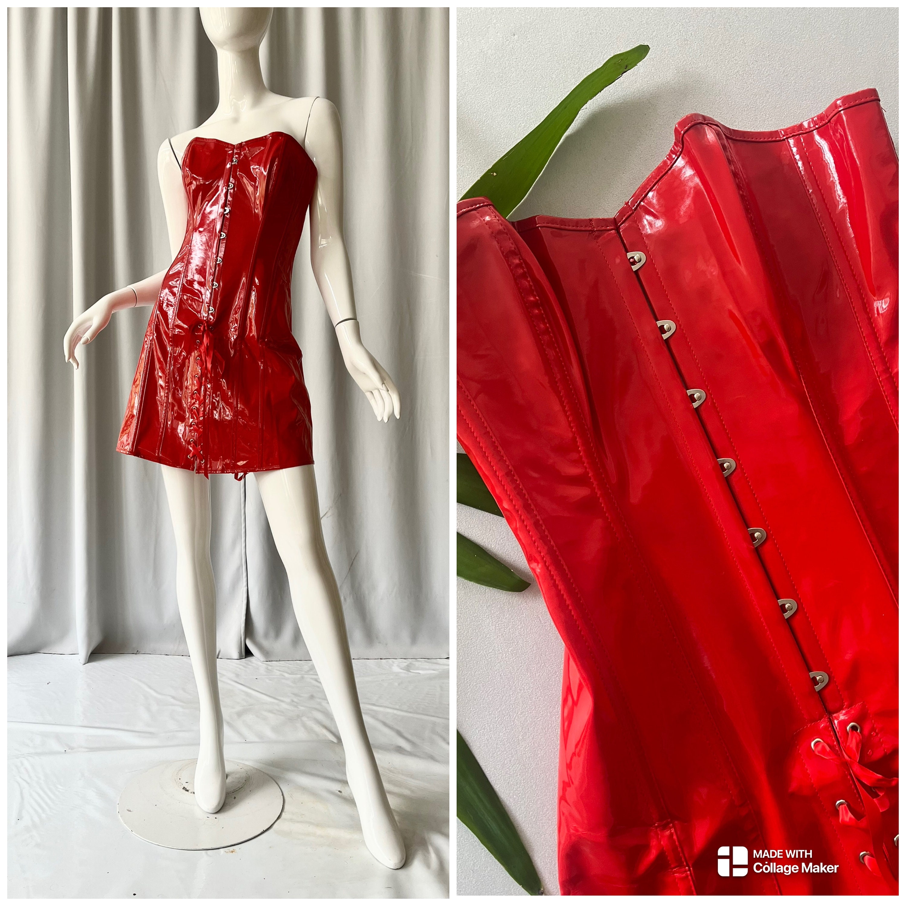Red Corset Mini Dress -  Canada