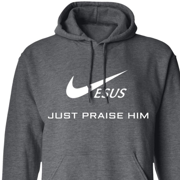 Jesus Just Praise Him Guys & Gals Unisex Christian Hoodie is part of the Sweet Life Collection offered through Jesus Surfed Apparel Co.