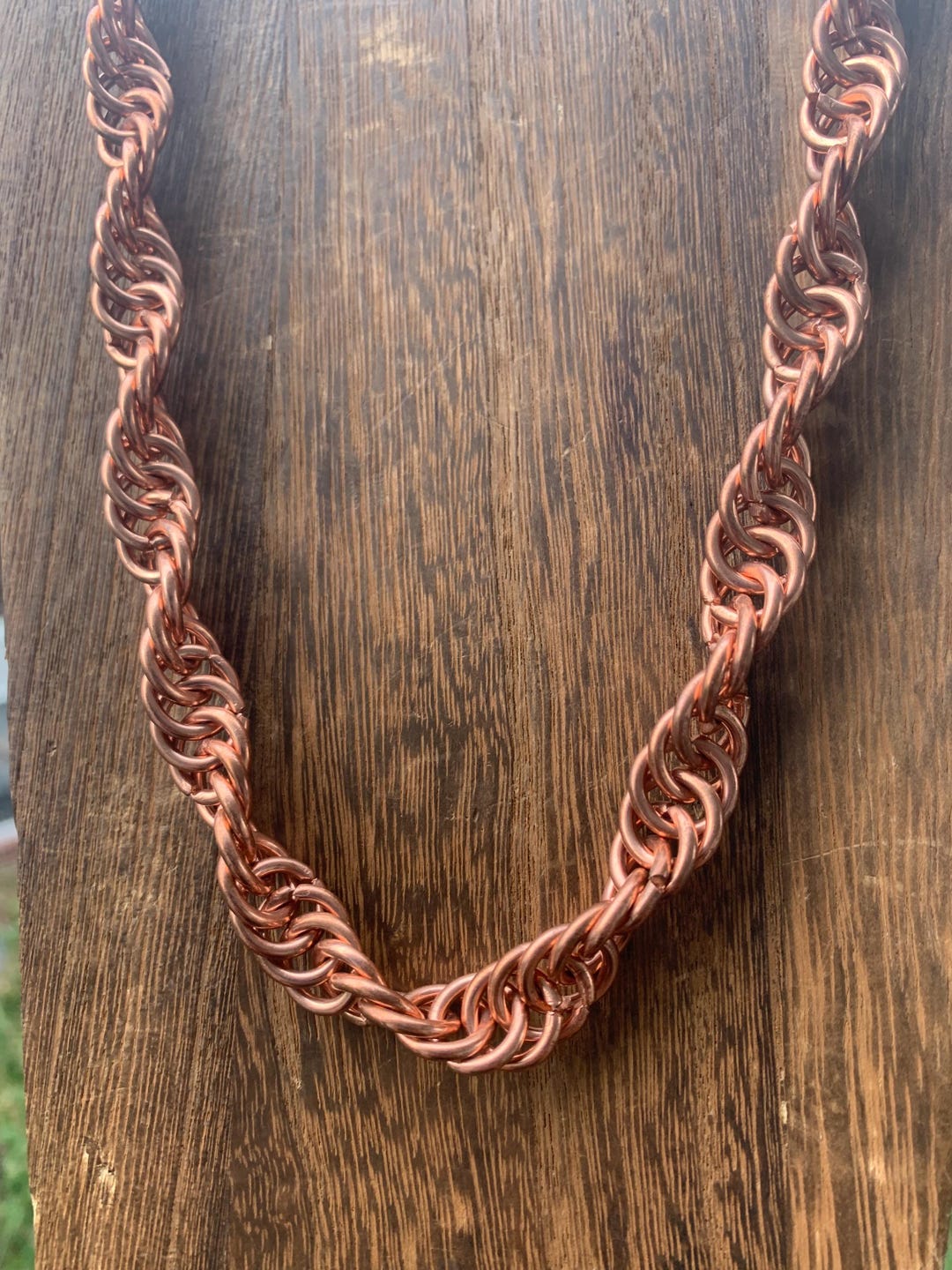 Inifinity Chain Copper Infinity Chain Necklace - Etsy