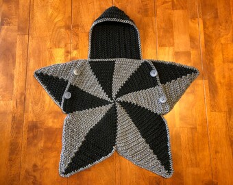 3D/Pinwheel/2 Tone Baby Star Blanket Wrap