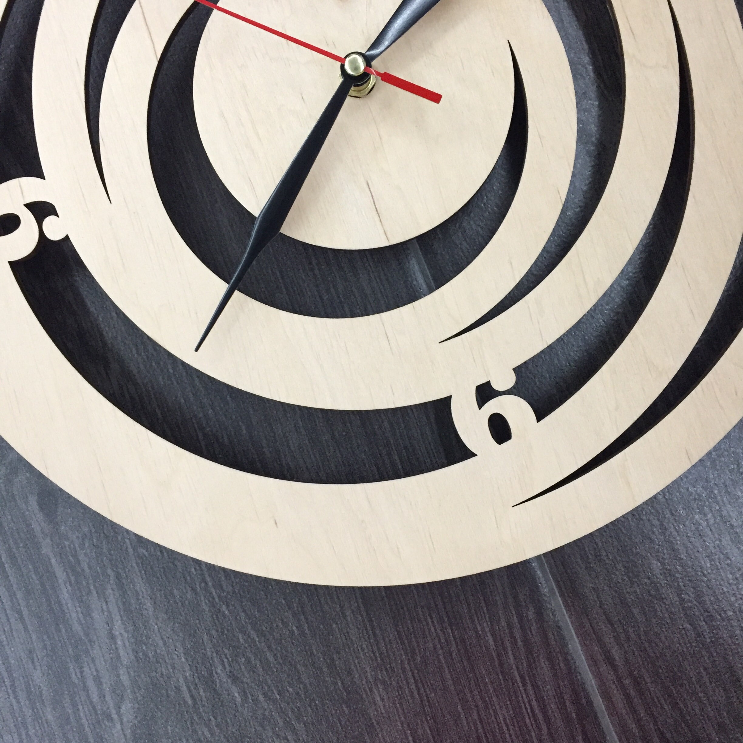 Contemporaine moderne Unique murale horloge murale Art Etsy