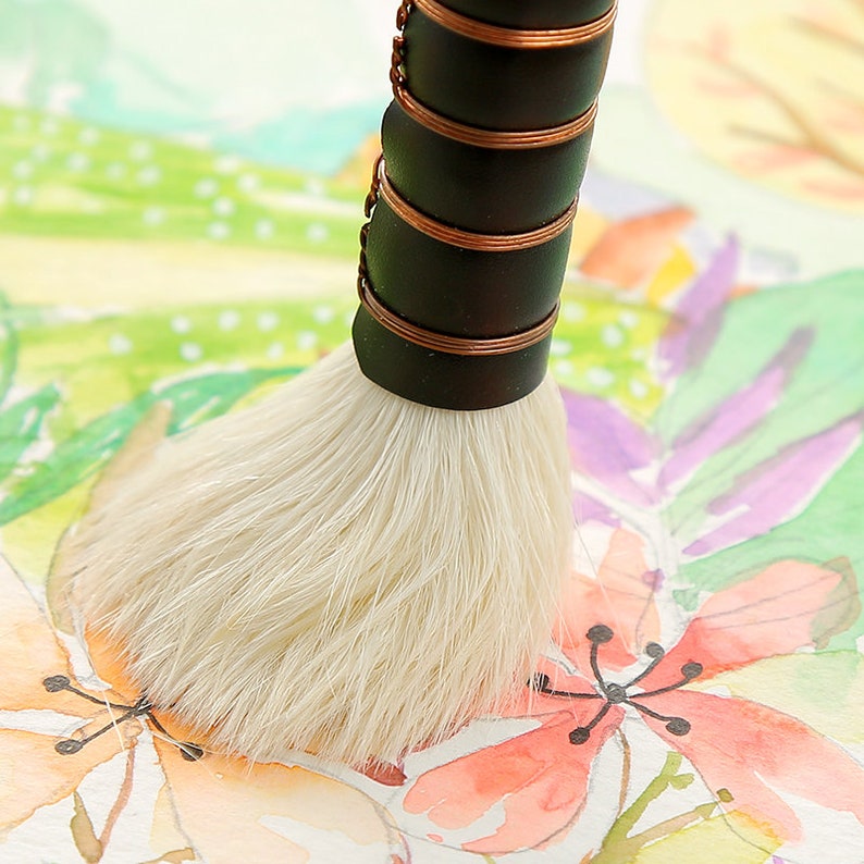 Professional Wool Hair Watercolor Paint Brush Professional Pointed Black /& White Handle Painting Brushes Art Supplies