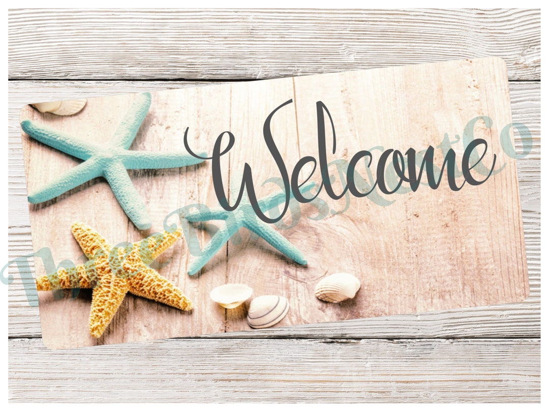 Beach Wreath Sign Wreath Sign Starfish Sign Starfish Wreath