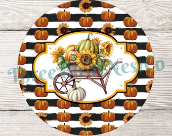 Fall Gnome Vintage Truck Sign Wreath Sign Wreath Supplies - Etsy
