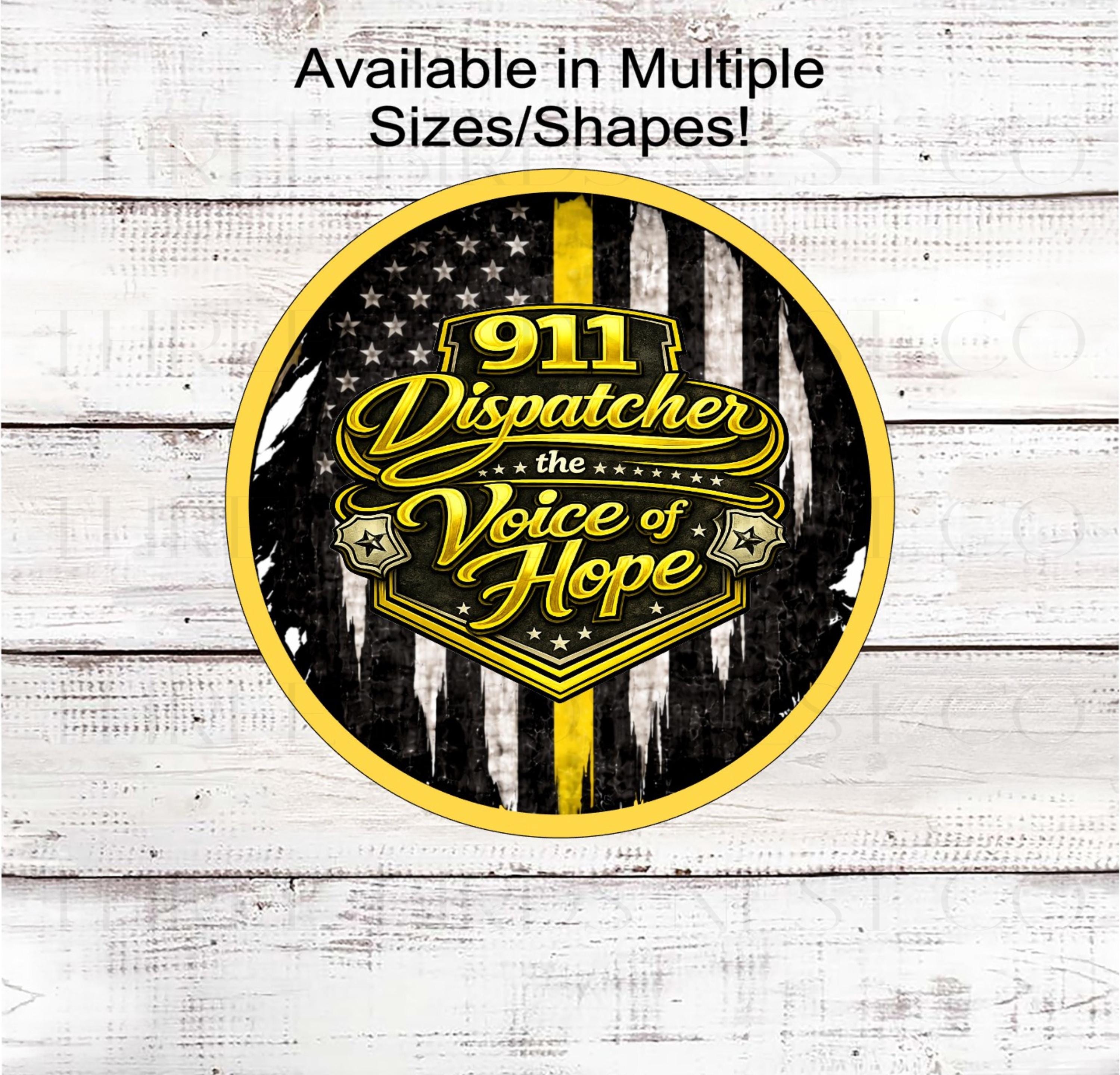 Dispatcher Wreath Sign, Police Officer, 911 Communications- PH2555 - Etsy