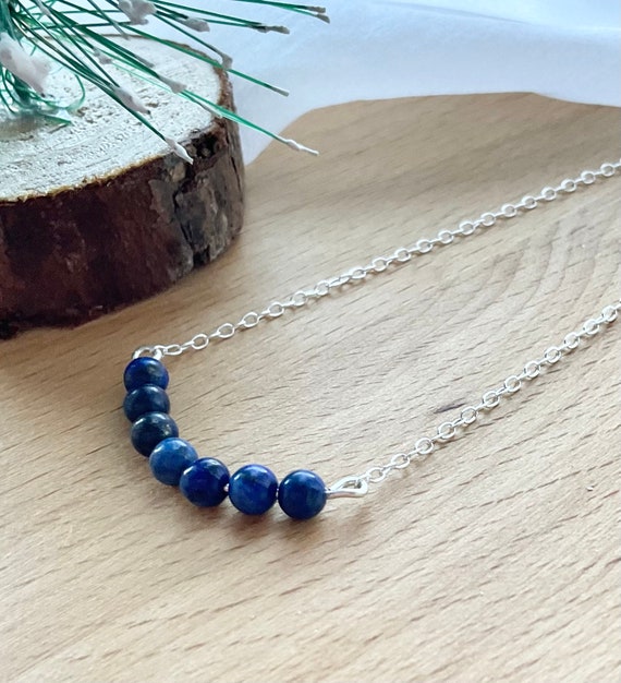 Etsy lapis clearance lazuli necklace