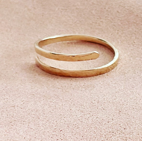 Gold adjustable on sale thumb ring
