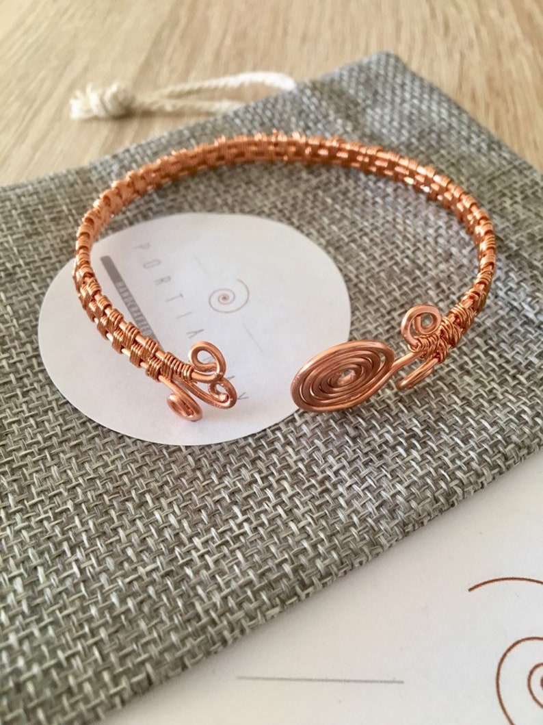 Copper Cuff Bracelet Non Tarnish Copper Bracelet Adjustable Etsy UK