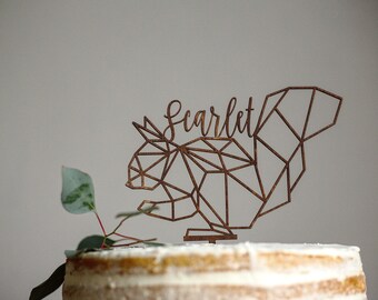 Topper Gateau Ecureuil Etsy Topper Gateau Ecureuil Etsy
