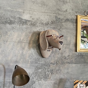 3d Dog Head, Wall Decor, Animal Heads, Home Decor, Animal Decor, Dog Figure, Home Decor, Gift İdea, Bestseller Gift