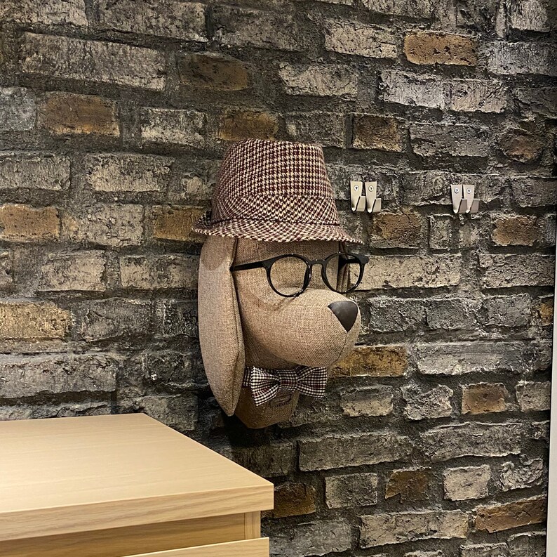 Dog Head Wall Decoranimal Head in Wall Decordog Gift Home Etsy