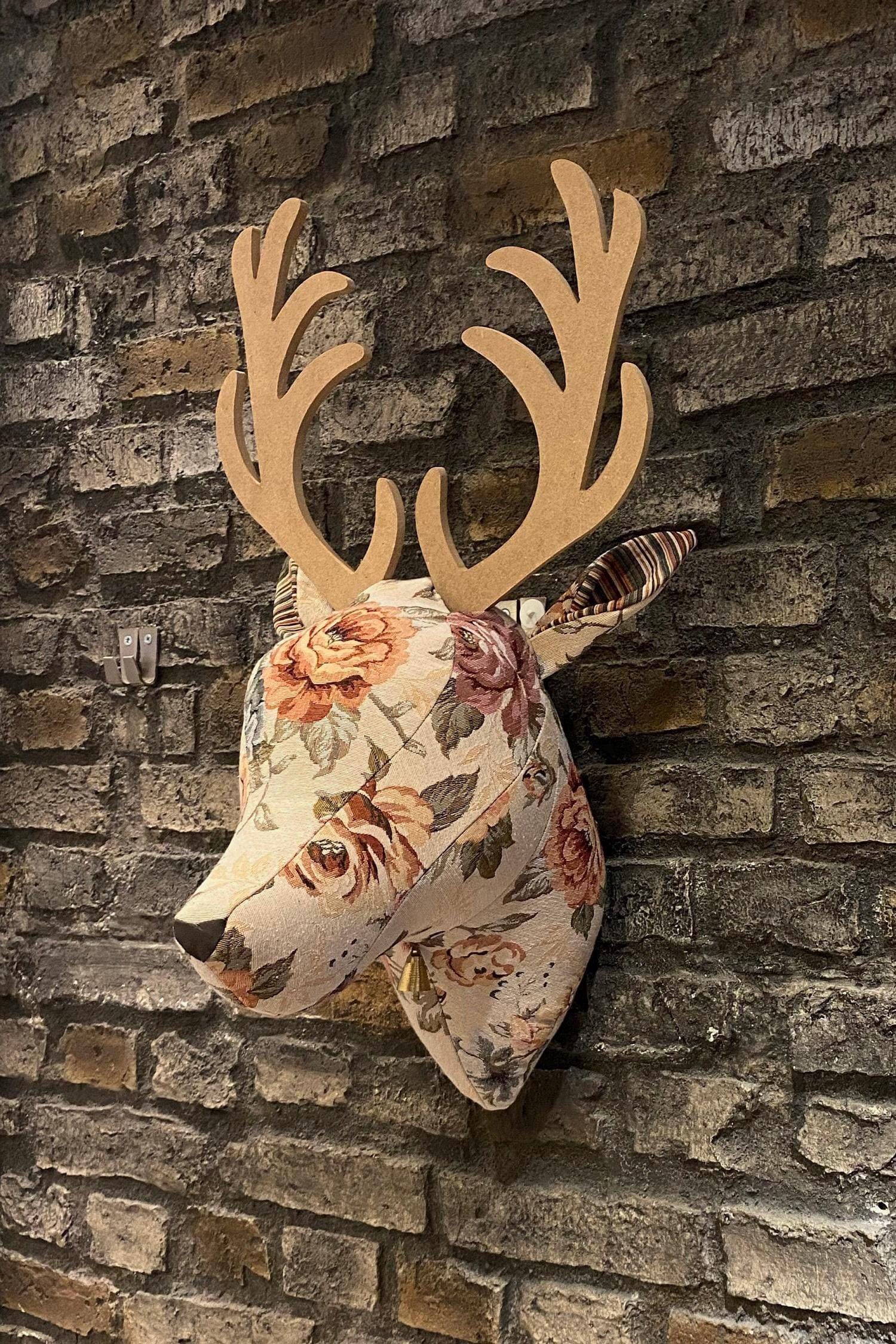 3d Deer Head, Wall Decor,animal Head in Wall Decor,fire Place Deer