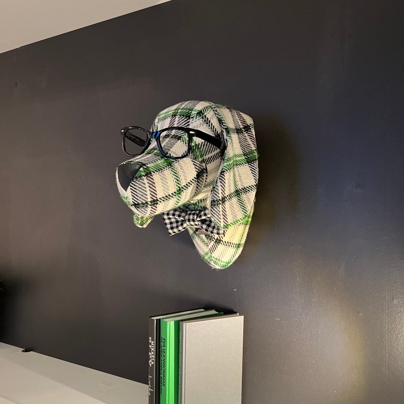 3D Dog Head Animal Head in Wall Decoranimal Sculpture Home Etsy