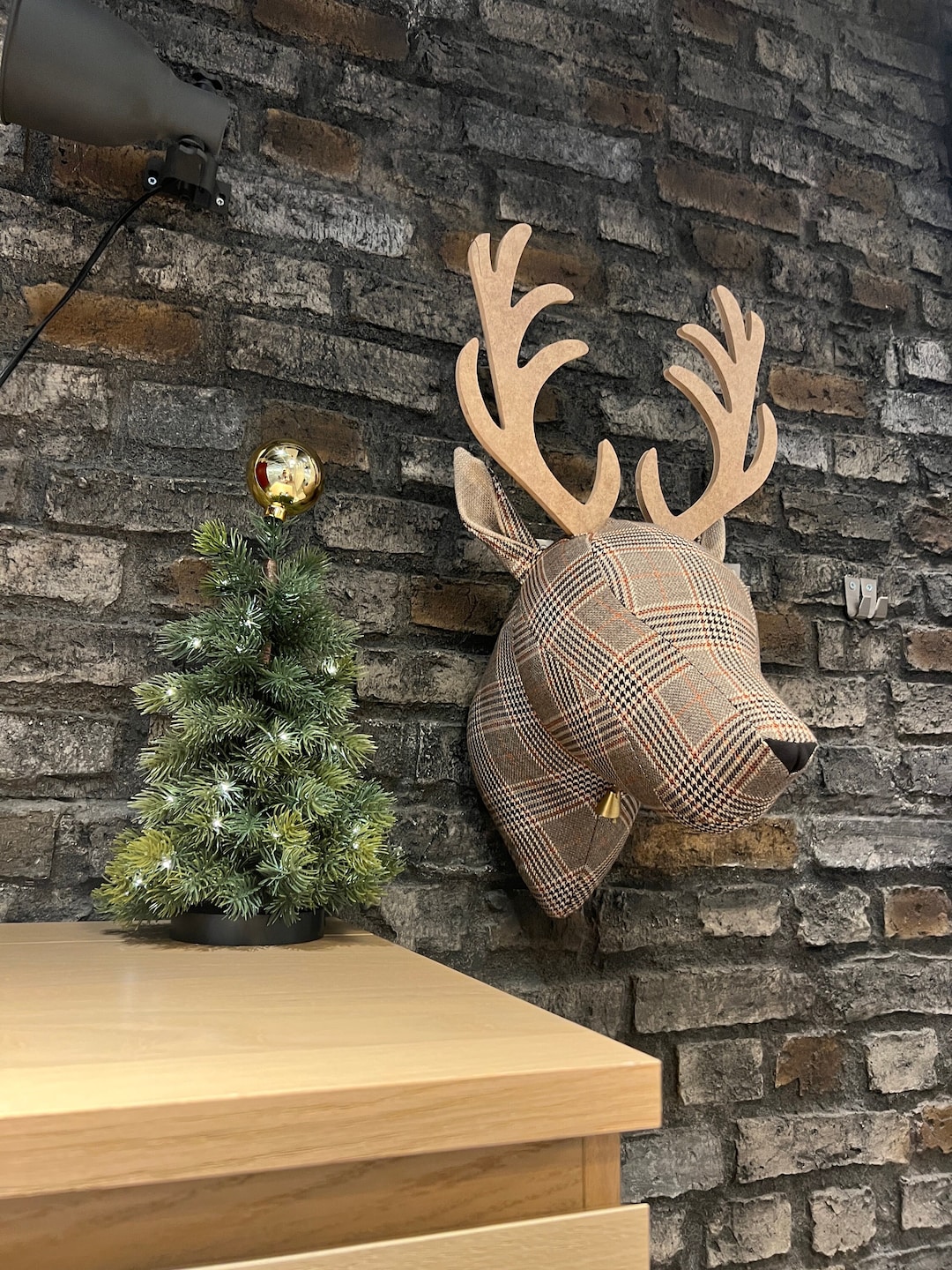 Deer Head, Home Wall Decor, Fireplace Decor, Noel Deer, Animal Decor ...