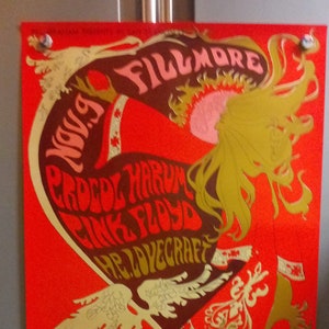 PoSter Rosa FLoyd Procol Harum BG 92-2 BiLL Graham FiLLmore PoSter