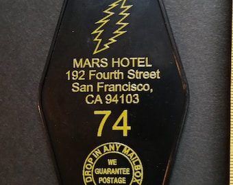 KeY Chain GratefuL Dead MarS HoteL Retro NoVeltY MoteL KeYchain Not Vintage