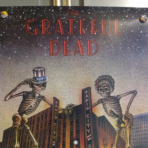 Poster Grateful Dead Radio City Music Hall 1980 Poster - Etsy