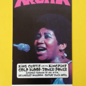 Ticket Aretha FrankLin BG272A BiLL Graham LoS AngeLeS BaLLrOOm 1971 Ticket