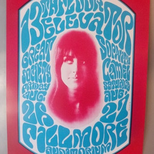 PoSter 13th FLOOr ELeVatorS BG25-4 BiLL Graham FiLLmore PoSter