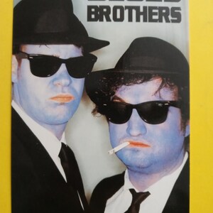 PoStcard BLueS Brothers BLued Up Vintage PoStcard