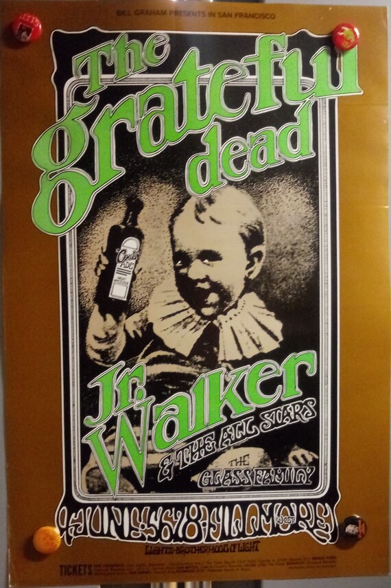 Poster Grateful Dead Junior Walker BG176 Bill Graham Fillmore