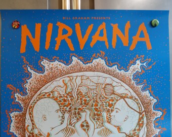 Nirvana butthole surfers ポスター ニルヴァーナレア