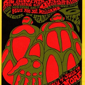 Postkarte Bo Diddley Big Brother BG071 BiLL Graham FiLLmore 1967 Postkarte