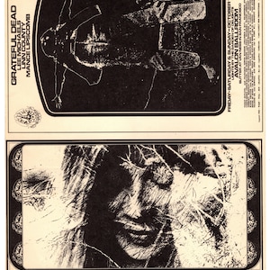 ポストカード グレイトフルデッド ベルベットアンダーグラウンド AValon BaLLrOOm FD141-142 1968 ポストカード