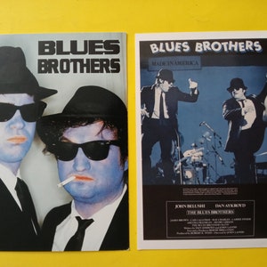 PoStcards BLueS Brothers Made in America MoVie & BLued Up Vintage PoStcards