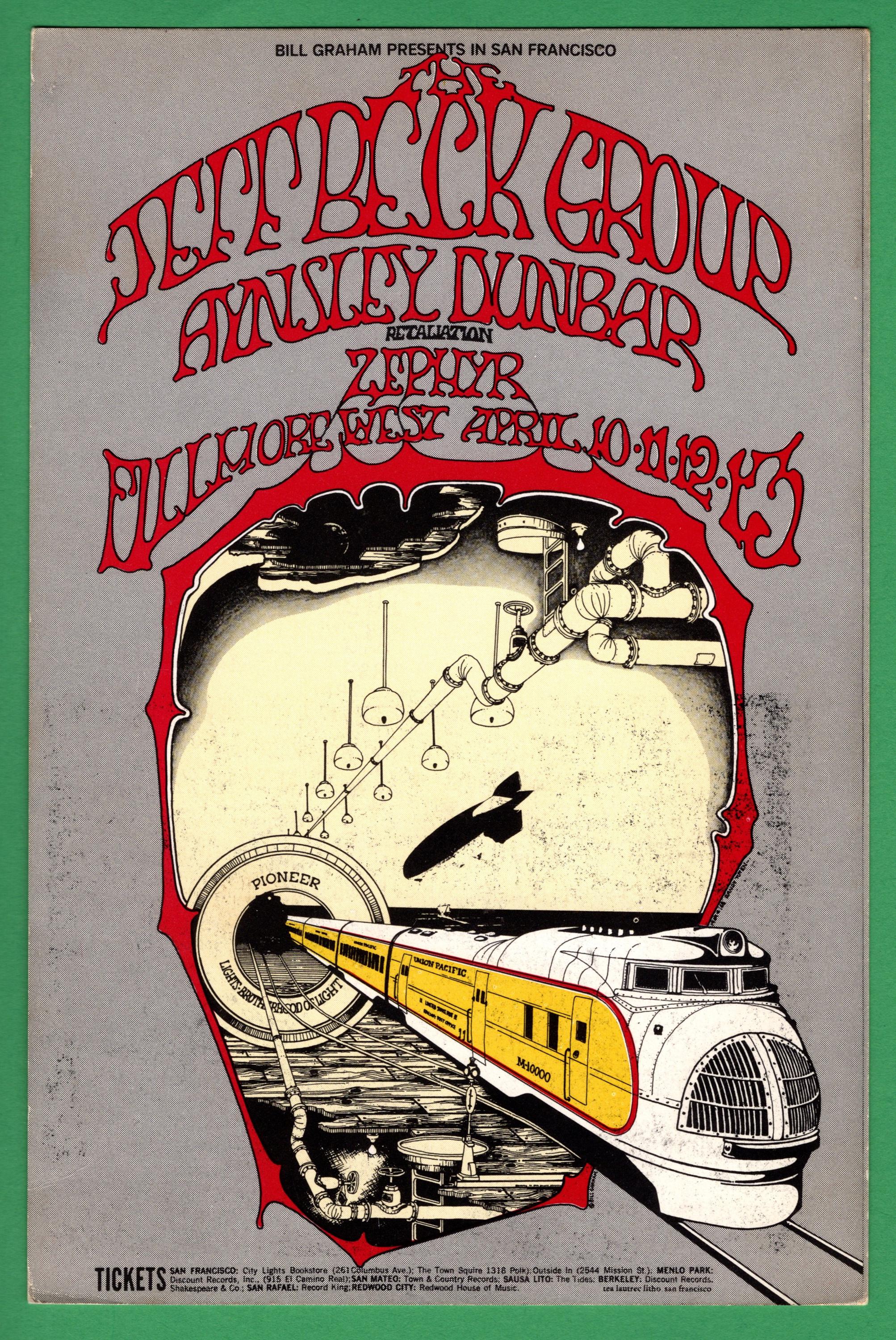 Jeff beck poster - Etsy 日本