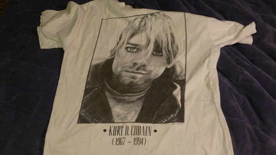 Nirvana Kurt Cobain Memorial 1994 T Shirt