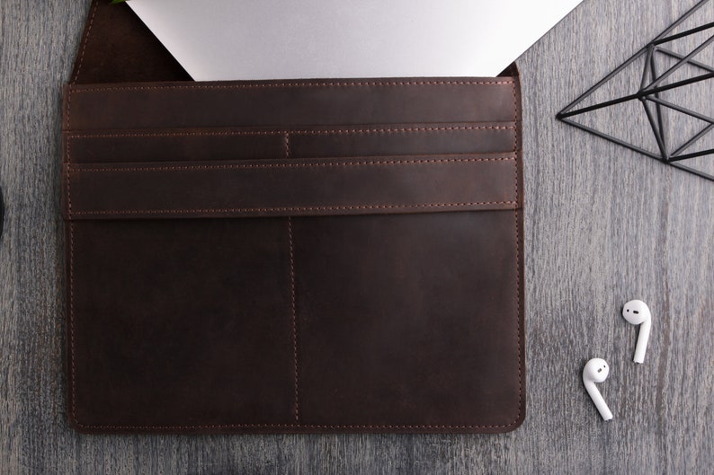 Custom Laptop Sleeve 17 Inchmacbook Sleeve Leathermacbook Etsy