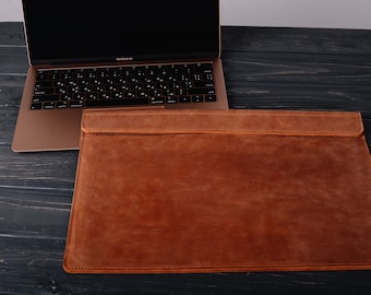 Handmade Leather Surface Pro Sleeve: Custom Case