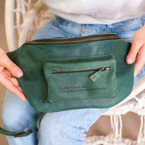 Grüne Leder Bauchtasche, grüne Hüfttasche, Leder Bauchtasche, Bauchtasche, Gürteltasche, Leder Hüfttasche, Gürteltasche aus Leder, Gürteltasche Leder