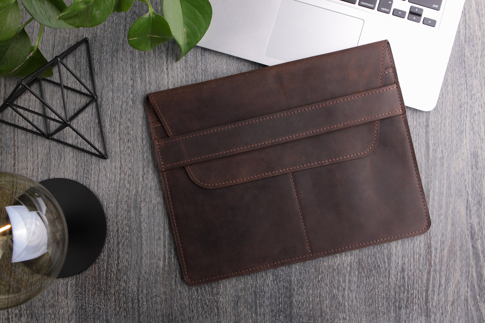 Custom Laptop Sleeve 17 Inchmacbook Sleeve Leathermacbook Etsy