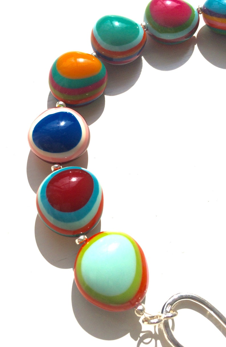 Necklace costume jewelry 925 silver designer piece