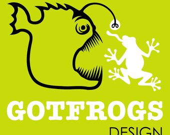 Gotfrogs 2" Square Sticker