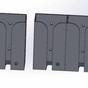 Single and dual XR30 Power Supply Mounts