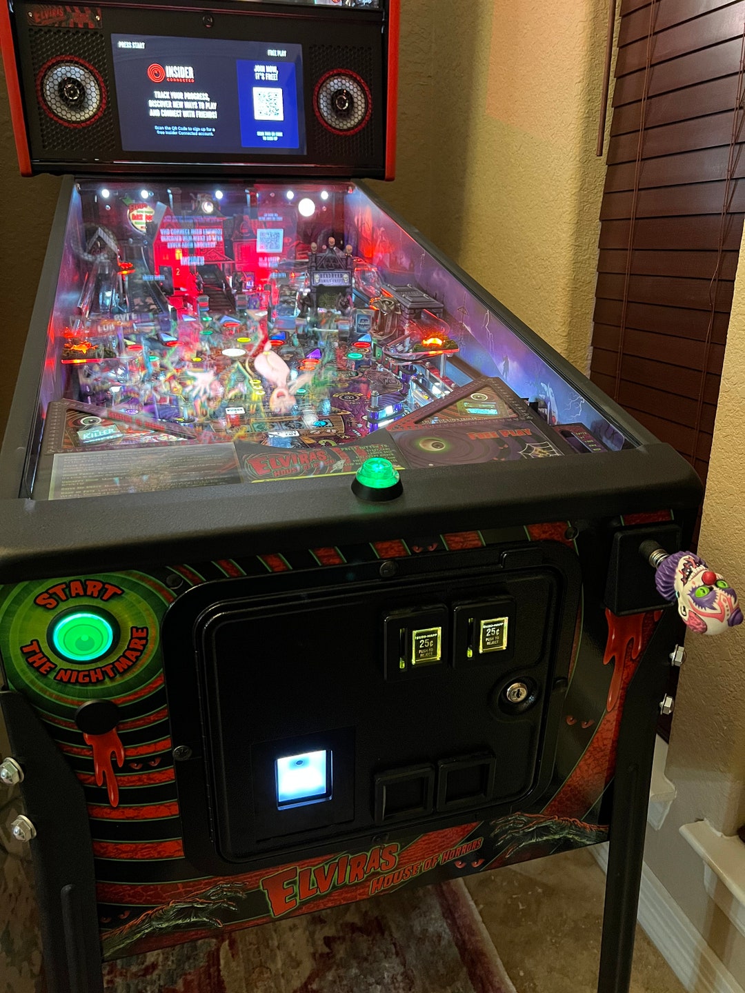 Stern Pinball Insider Connected QR Code Reader Coin Door Mount Etsy