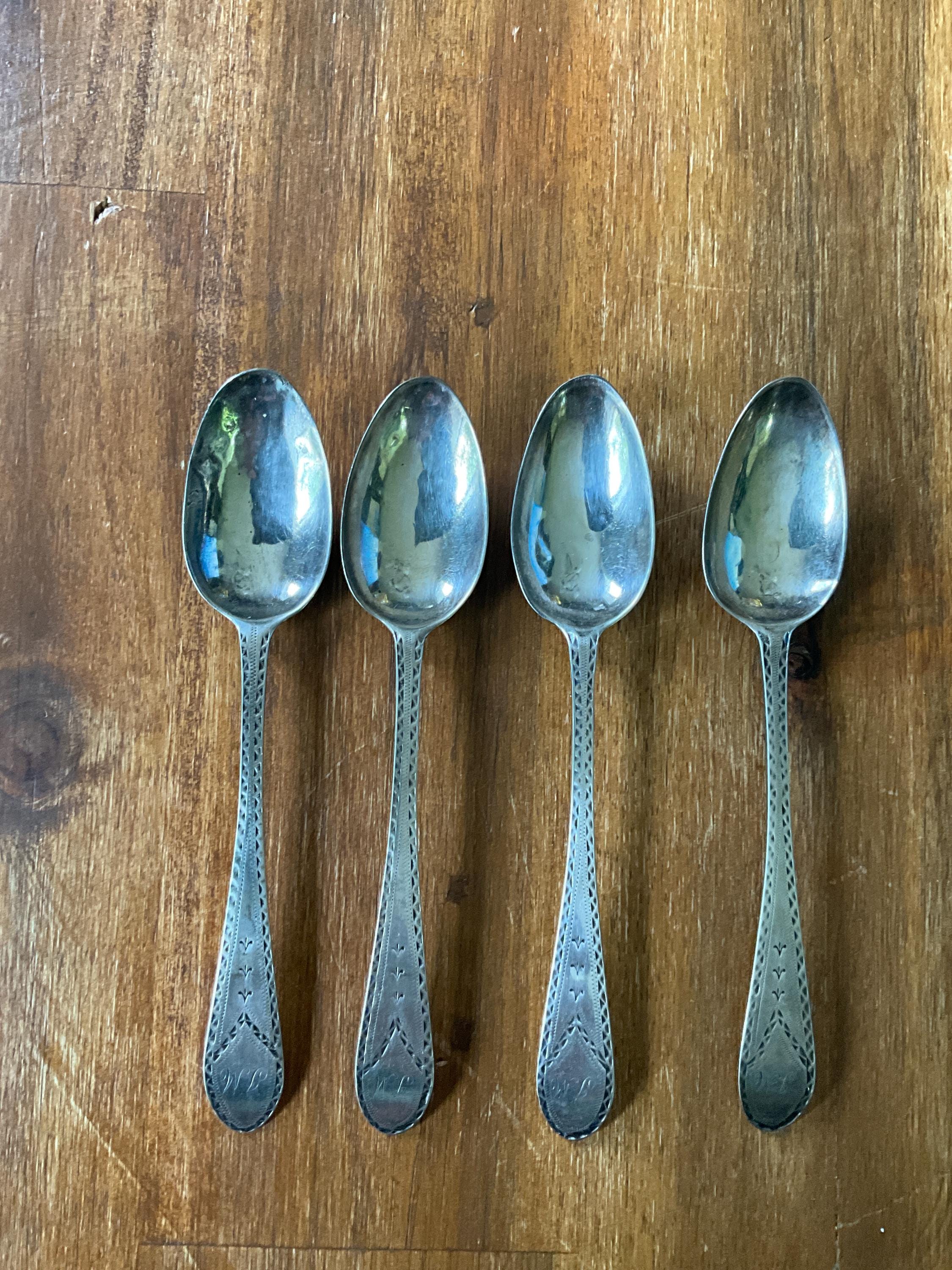 Old English Sterling Teaspoons - Etsy New Zealand