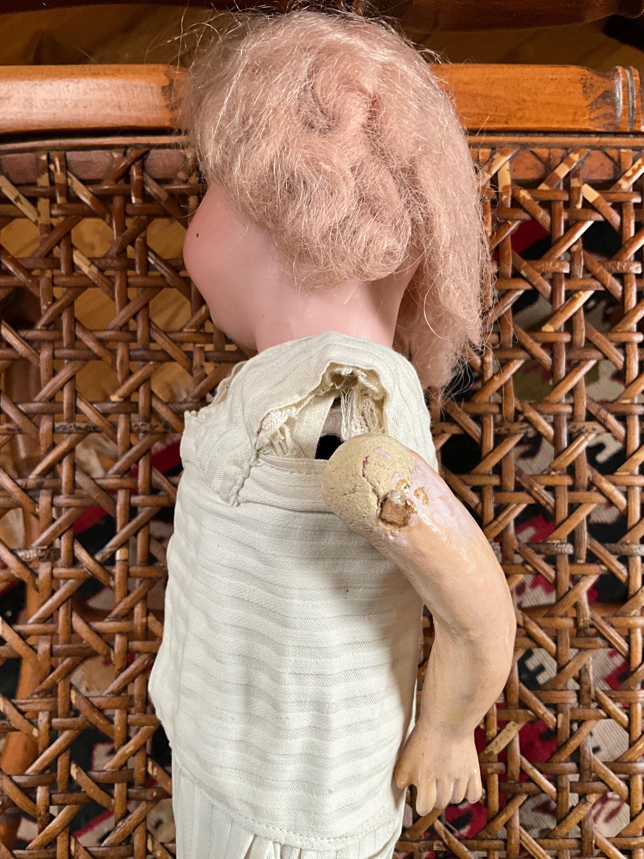 Antique Armand Marseille 390 Bisque Head Doll – Made in Germany