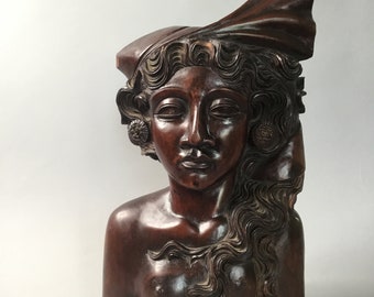 Vintage wood sculpture - Indonesia