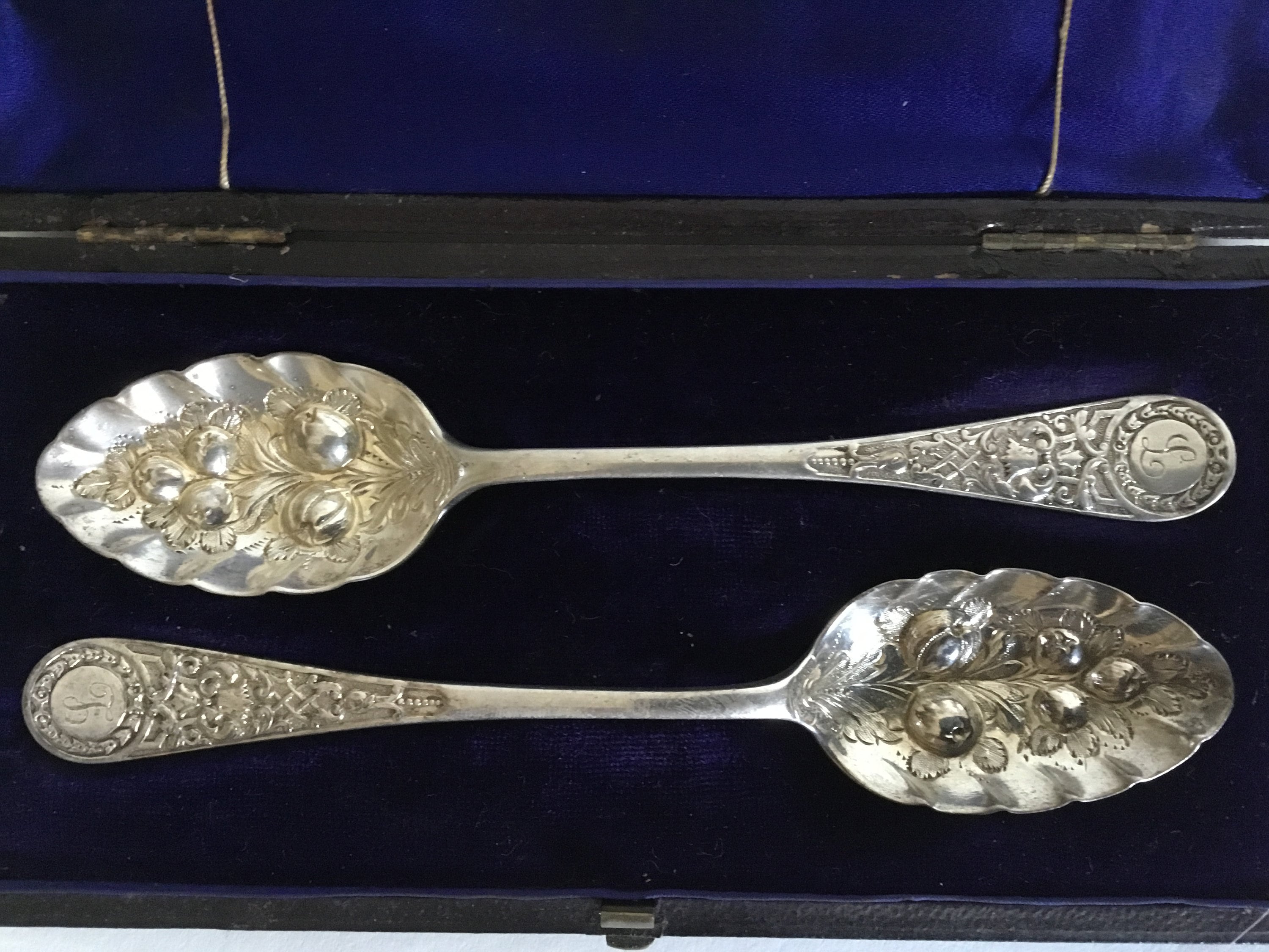 アンティークベリースプーン - スターリングシルバー - 1879 - Etsy 日本