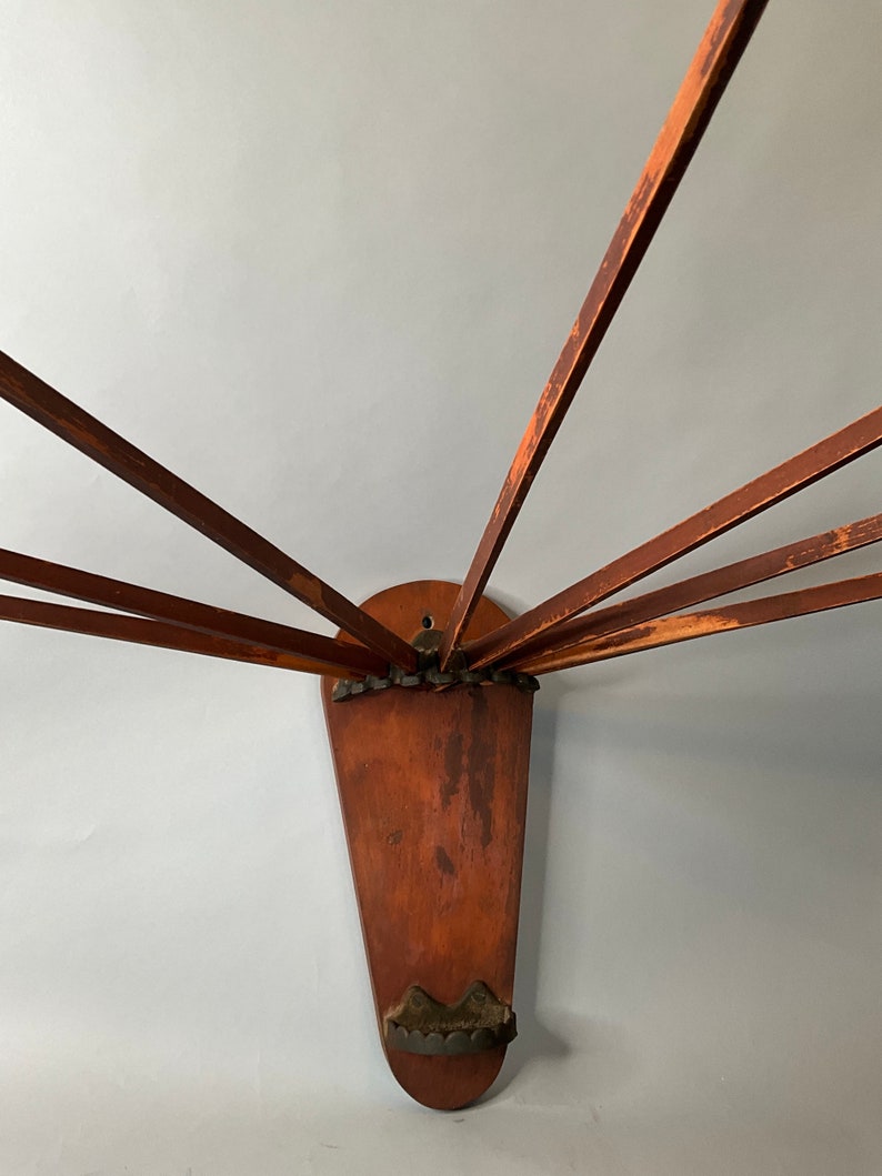 Antique Primitive Wall Hanging Drying Rack Etsy